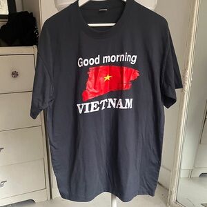 Good Morning Vietnam Graphic T-Shirt - Black